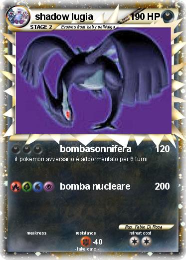 Pokemon shadow lugia