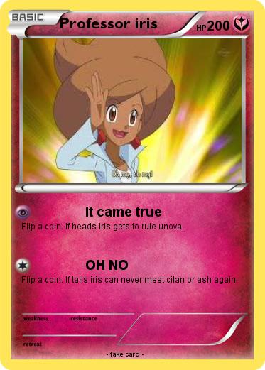 Pokemon Professor iris