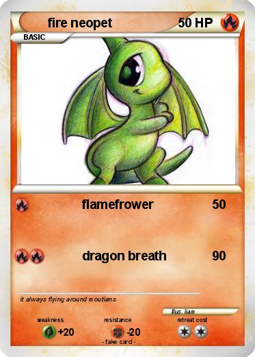 Pokemon fire neopet