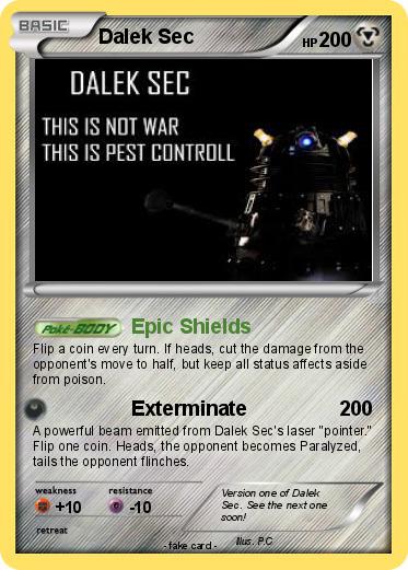 Pokemon Dalek Sec