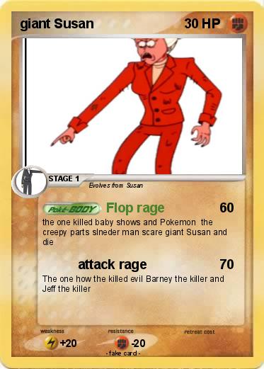 Pokemon giant Susan