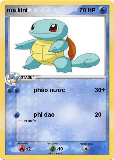 Pokemon rùa kini