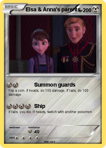 Pokemon Elsa & Anna's parents