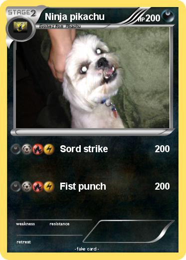 Pokemon Ninja pikachu