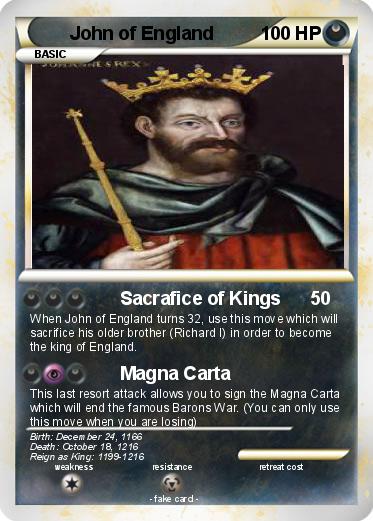 Pokemon John of England