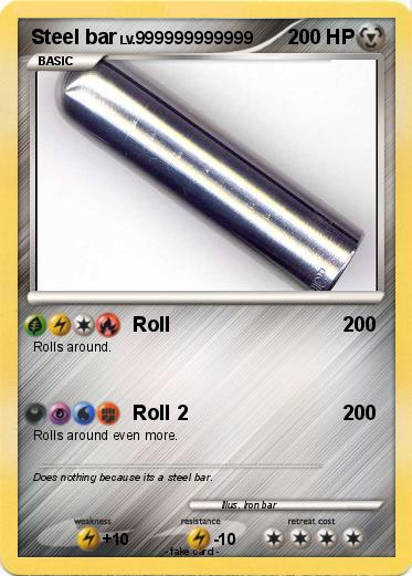 Pokemon Steel bar