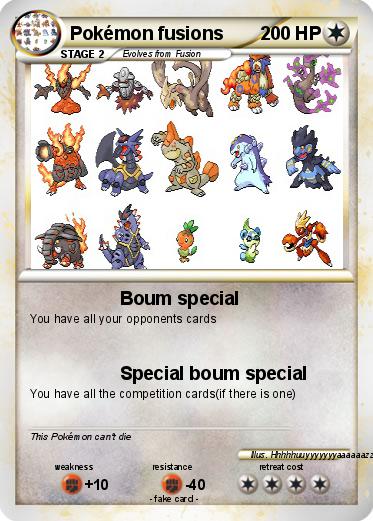 Pokemon Pokémon fusions