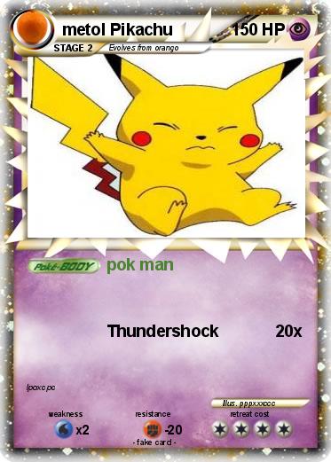 Pokemon metol Pikachu