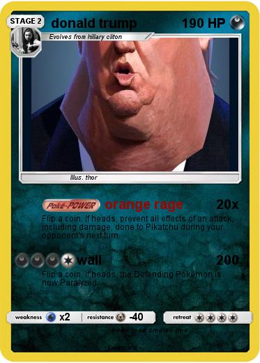 Pokemon donald trump