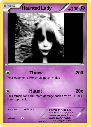 Pokemon Haunted Lady