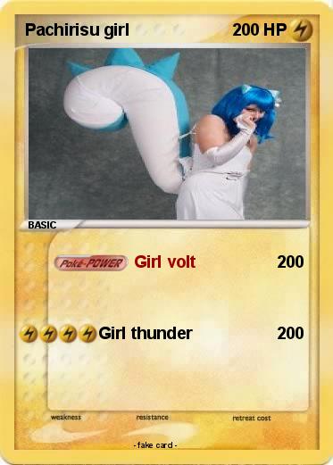 Pokemon Pachirisu girl