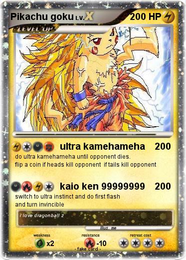 Pokemon Pikachu goku