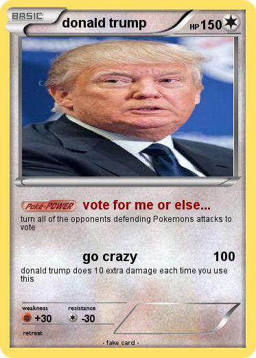 Pokemon donald trump