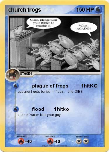 Pokemon church frogs