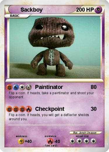 Pokemon Sackboy