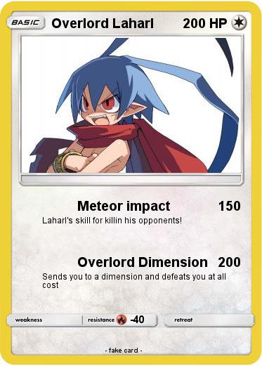 Pokemon Overlord Laharl