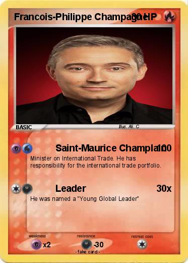 Pokemon Francois-Philippe Champagne