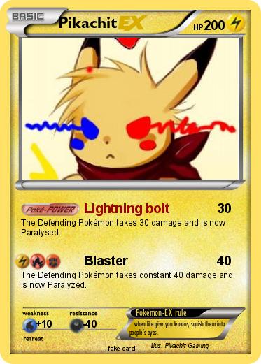 Pokemon Pikachit