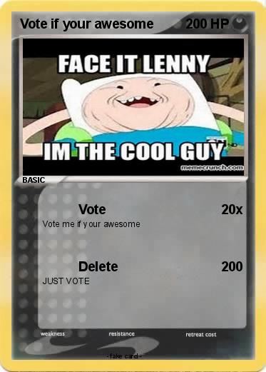 Pokemon Vote if your awesome