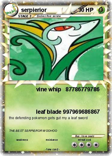 Pokemon serpierior