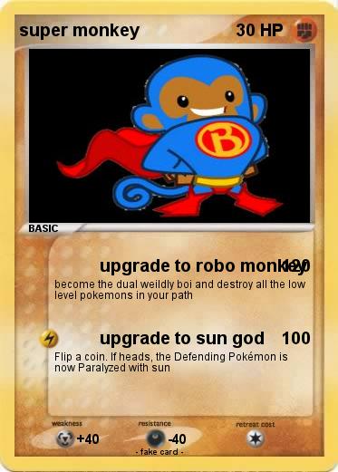 Pokemon super monkey