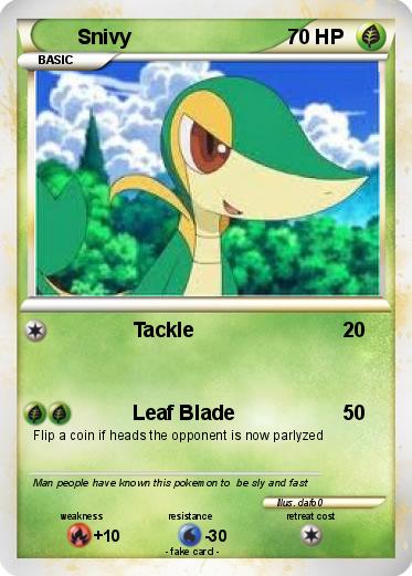 Pokemon Snivy