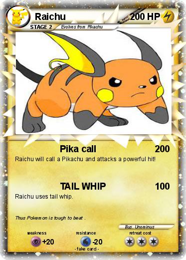 Pokemon Raichu