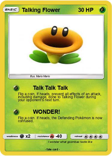 Pokemon Talking Flower