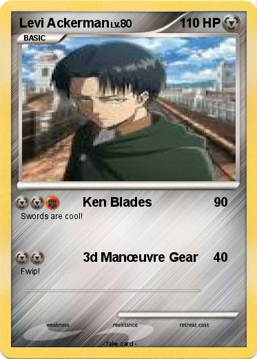 Pokemon Levi Ackerman