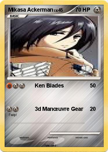 Pokemon Mikasa Ackerman
