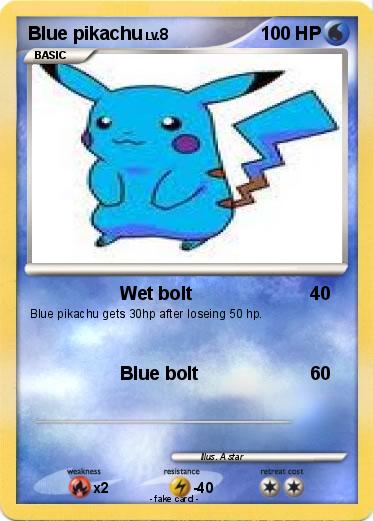 Pokemon Blue pikachu