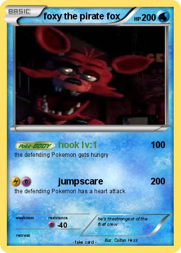 Pokemon foxy the pirate fox
