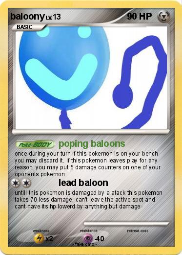 Pokemon baloony