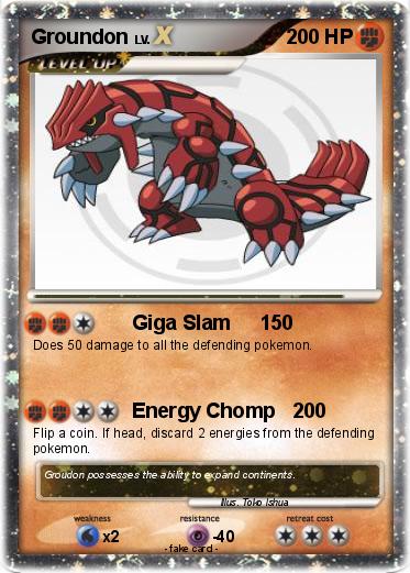 Pokemon Groundon
