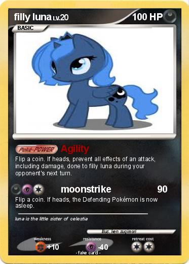 Pokemon filly luna