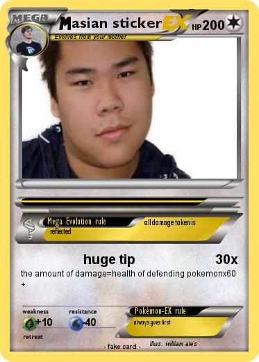 Pokemon asian sticker