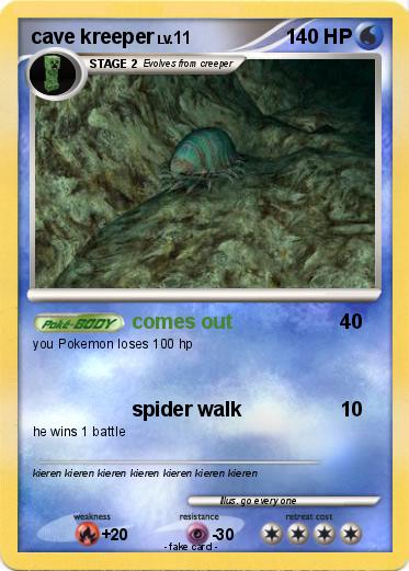 Pokemon cave kreeper