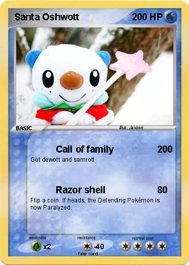 Pokemon Santa Oshwott