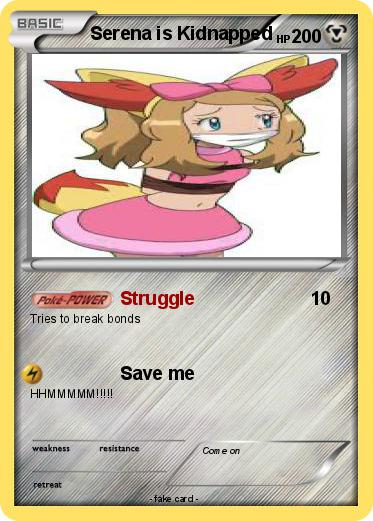 Pokemon Serena is Kidnapped