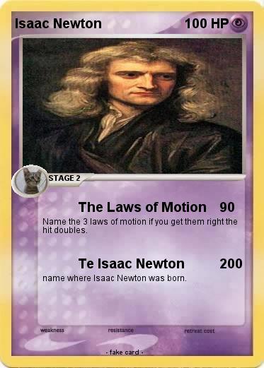 Pokemon Isaac Newton