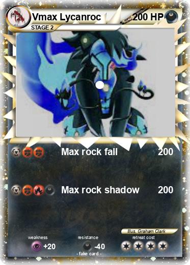 Pokemon Vmax Lycanroc