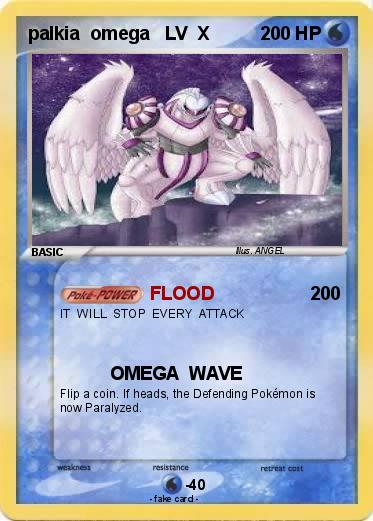 Pokemon palkia  omega   LV  X