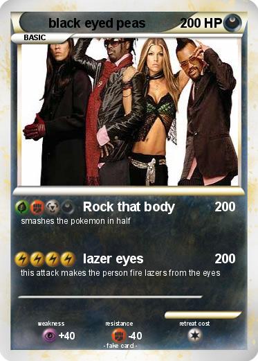 Pokemon black eyed peas