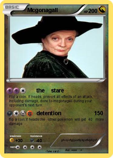 Pokemon Mcgonagall
