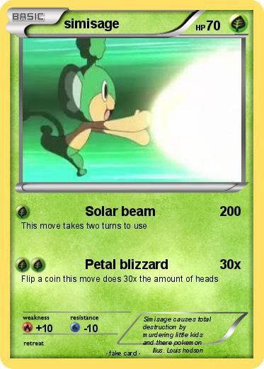 Pokemon simisage