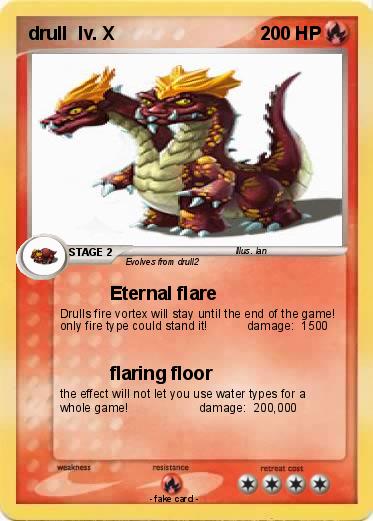 Pokemon drull  lv. X
