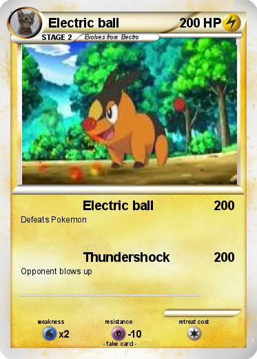 Pokemon Electric ball