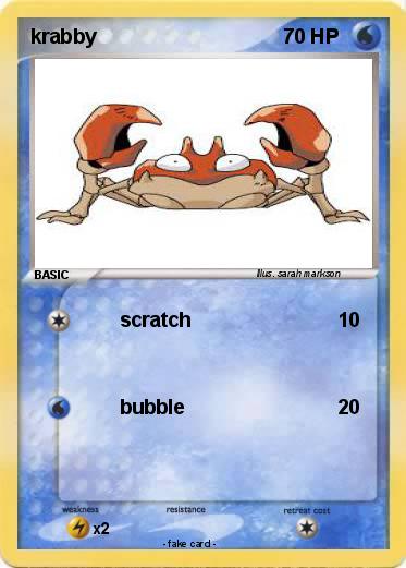 Pokemon krabby