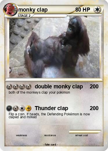 Pokemon monky clap