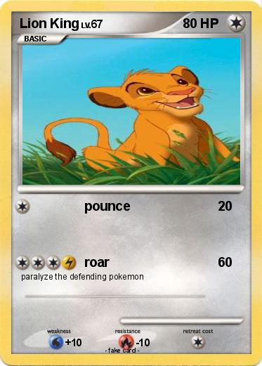 Pokemon Lion King